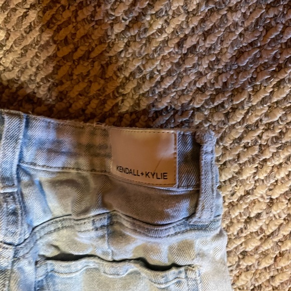 High rise straight light blue jeans front Kendall and Kylie - Picture 6 of 6